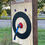 Thumbnail: Large Painted 2-Ring Hanging Axe and Knife Throwing Target