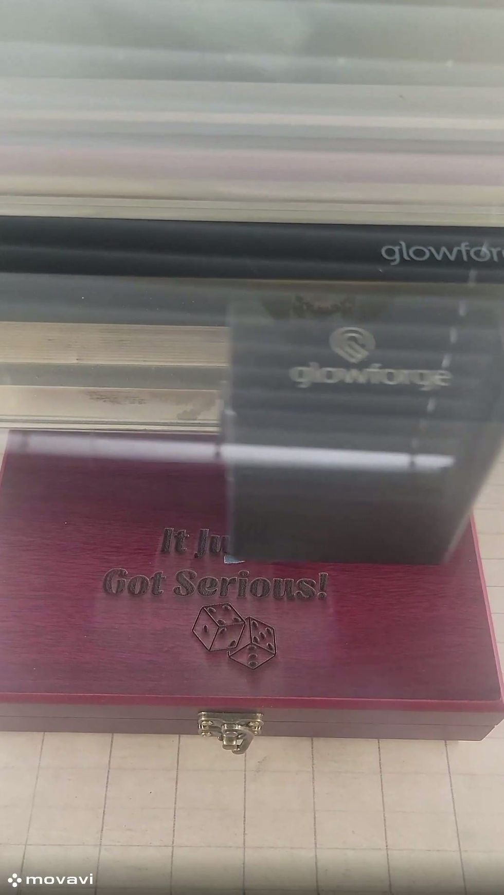 Thumbnail: Engraved Rosewood Card & Dice Set