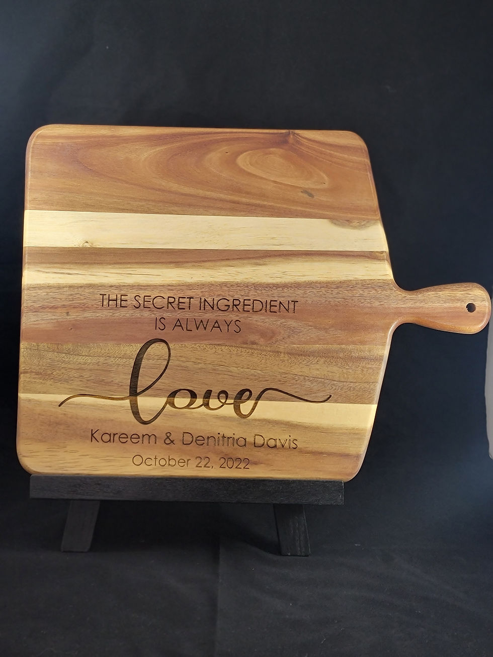 Thumbnail: Engraved Acacia Wood Charcuterie Board