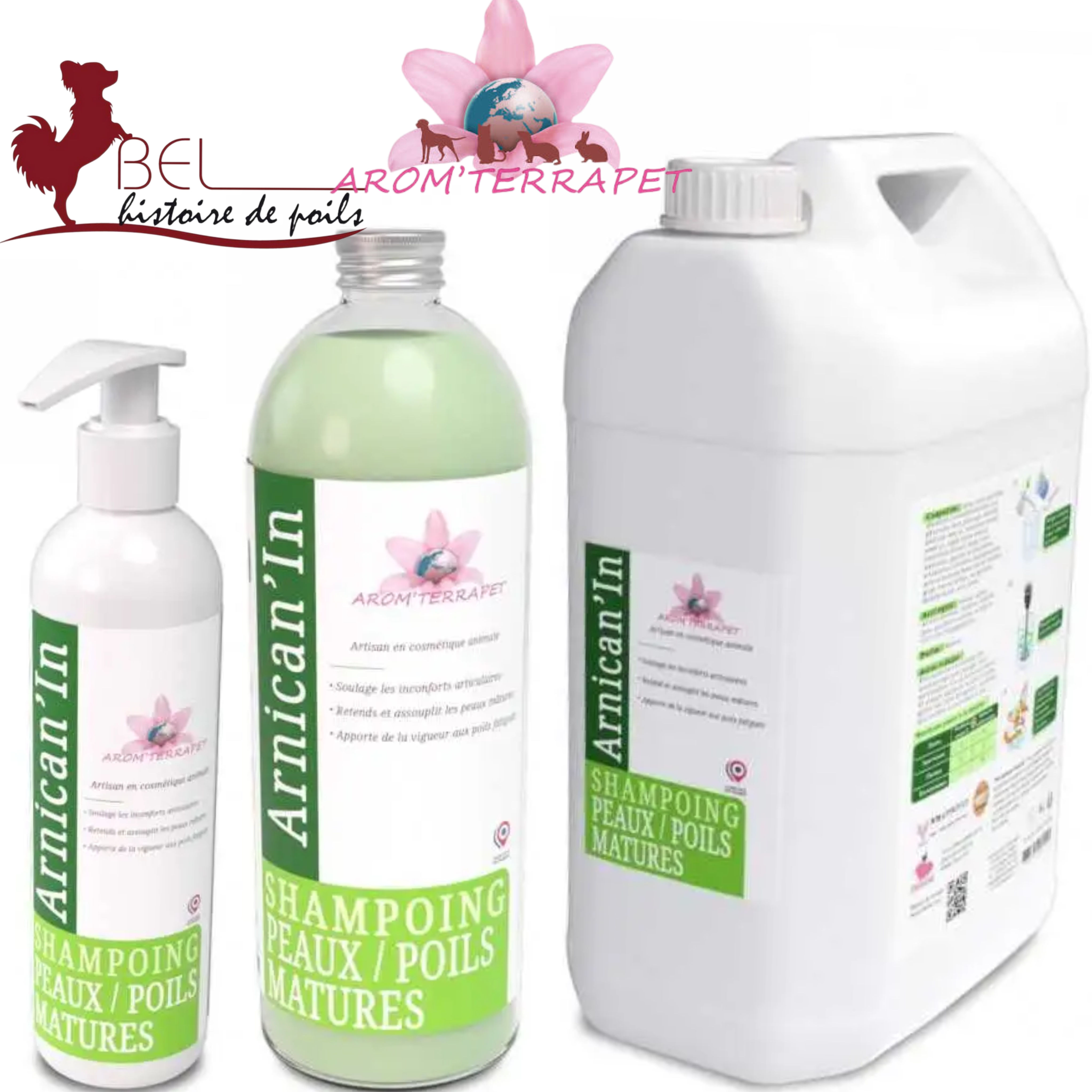 Arom'Terrapet - Arnican'In - Shampoing peaux / poils matures