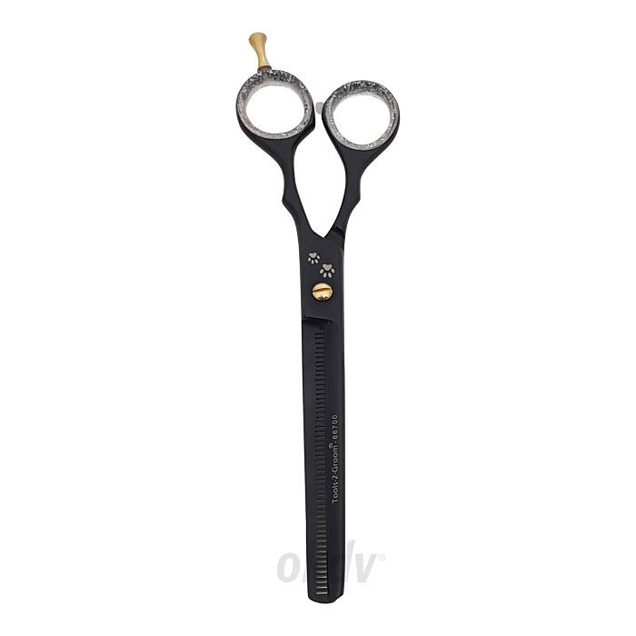 Thumbnail: Tools-2-Groom - Ciseaux effileurs - Black Edge - simple/double - de 5.5" à 7.5"