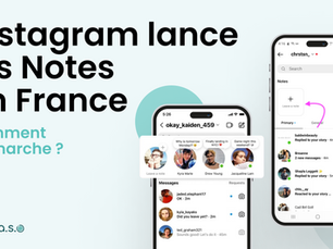 Instagram lance les Notes en France : comment ça marche ?