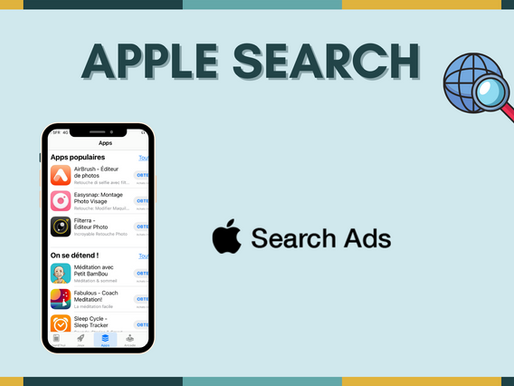 Apple Search Ads : Un excellent moyen de promouvoir votre application !
