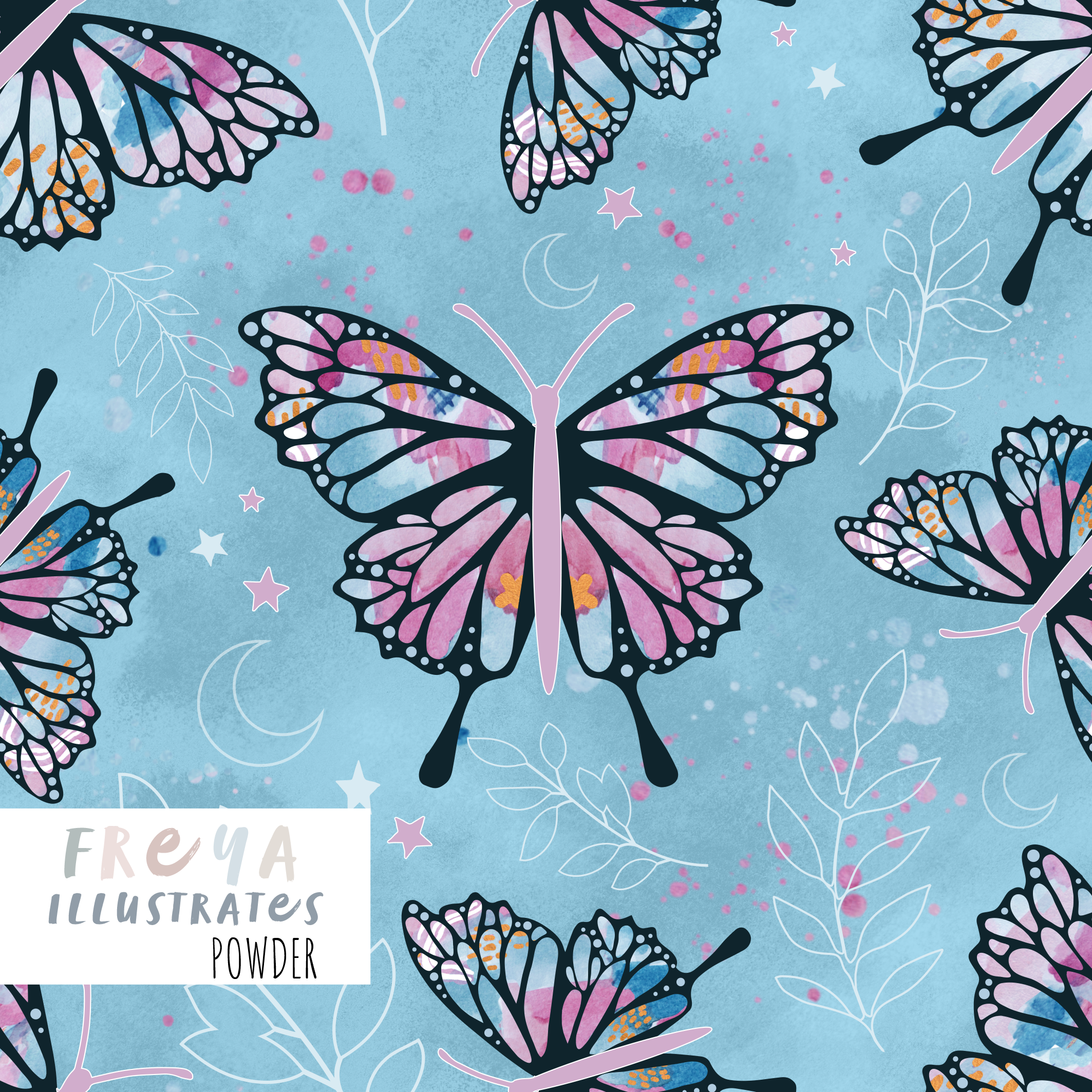 Aurora Butterflies - Powder