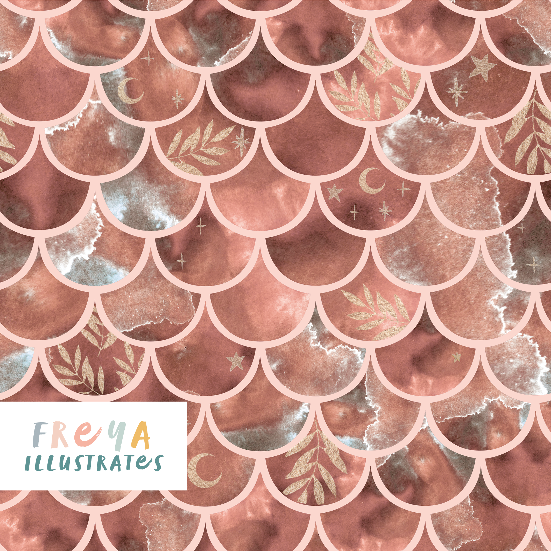 Mermaid Tail - Copper