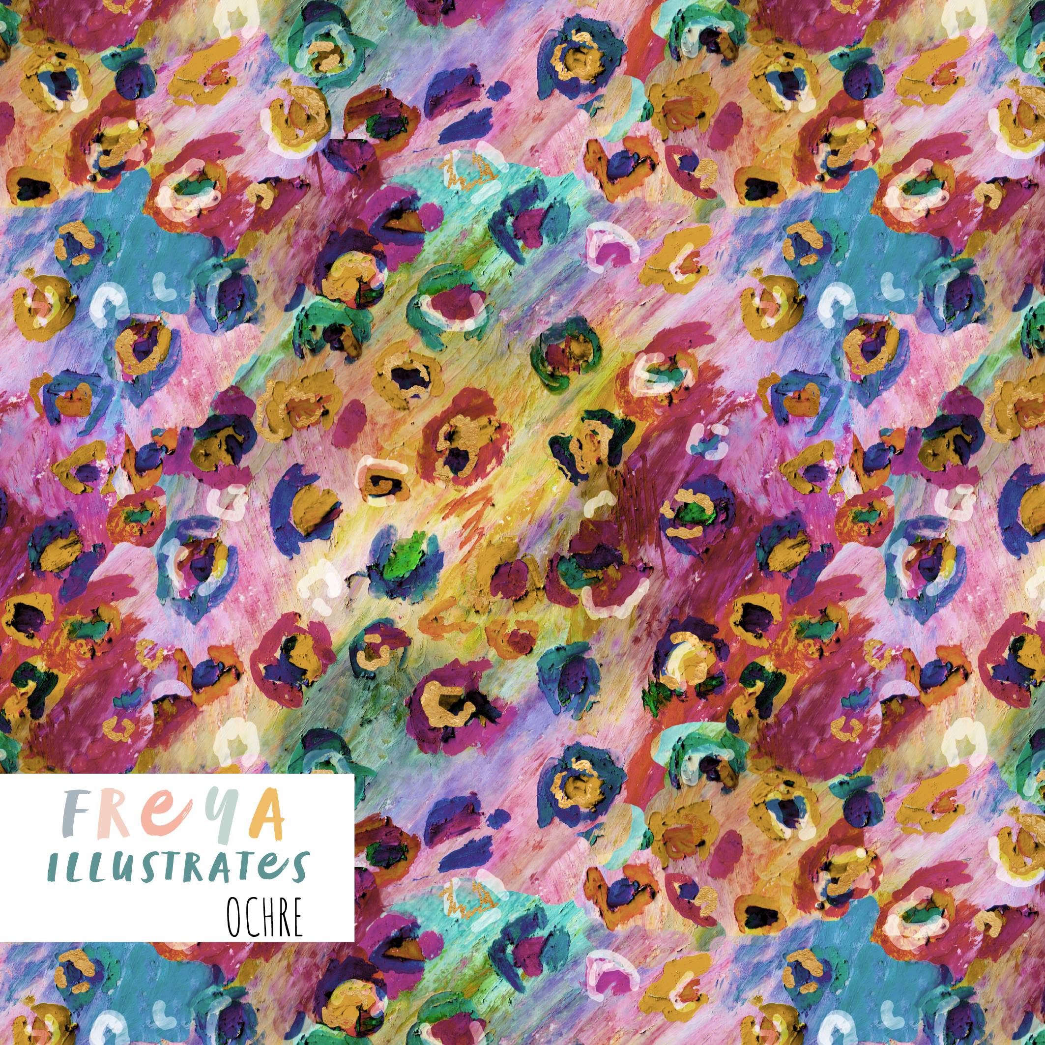 Painted Leopard - Ochre