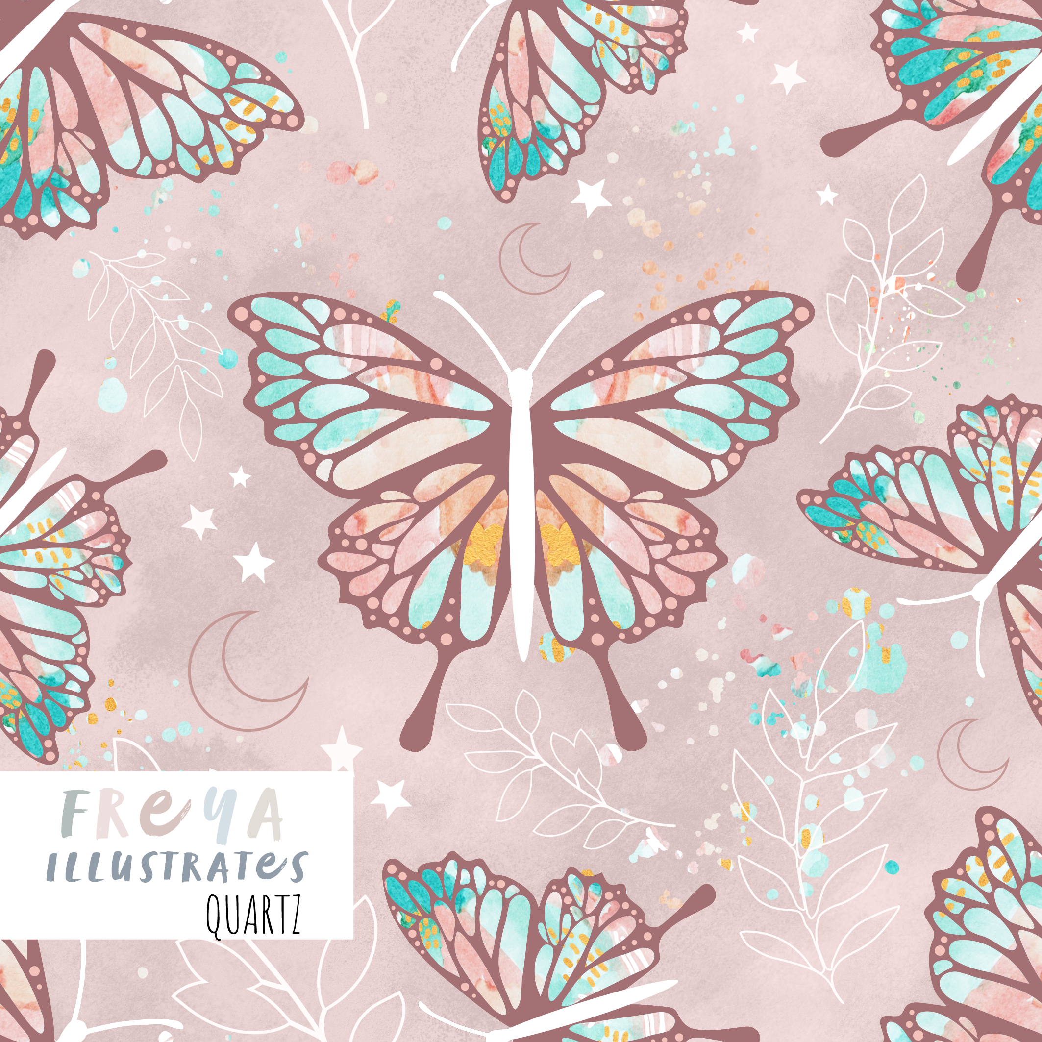 Aurora Butterflies - Quartz