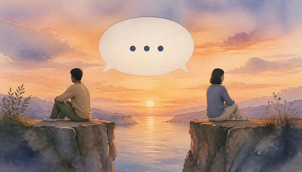 After the words, the silence.
