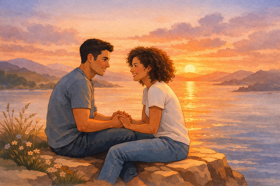 couple communicating again after mediation