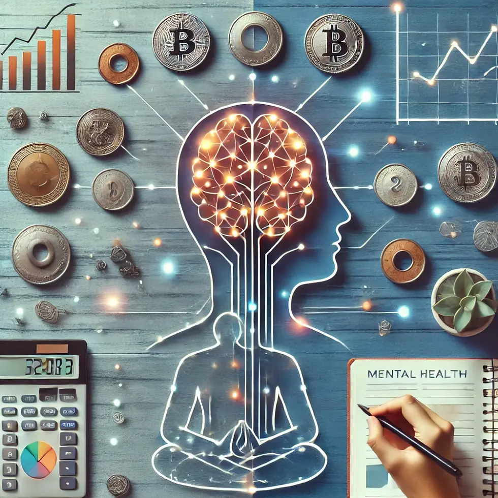 🧠💰 Descubre cómo la salud mental y las finanzas están conectadas y aprende estrategias para reducir el estrés financiero, mejorar tu bienestar y tomar mejores decisiones económicas. 🚀 ¡Tu tranquilidad empieza hoy!