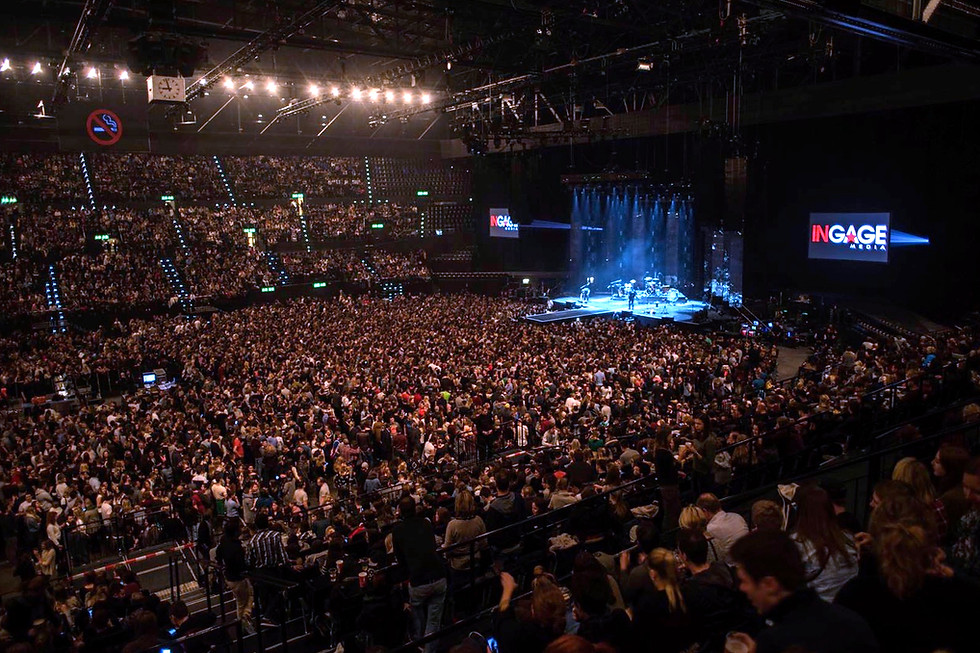 Imagine Dragons concert in a huge arena