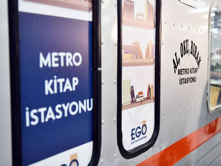 ABB EGO Metro Kitap İstasyonu Açtı