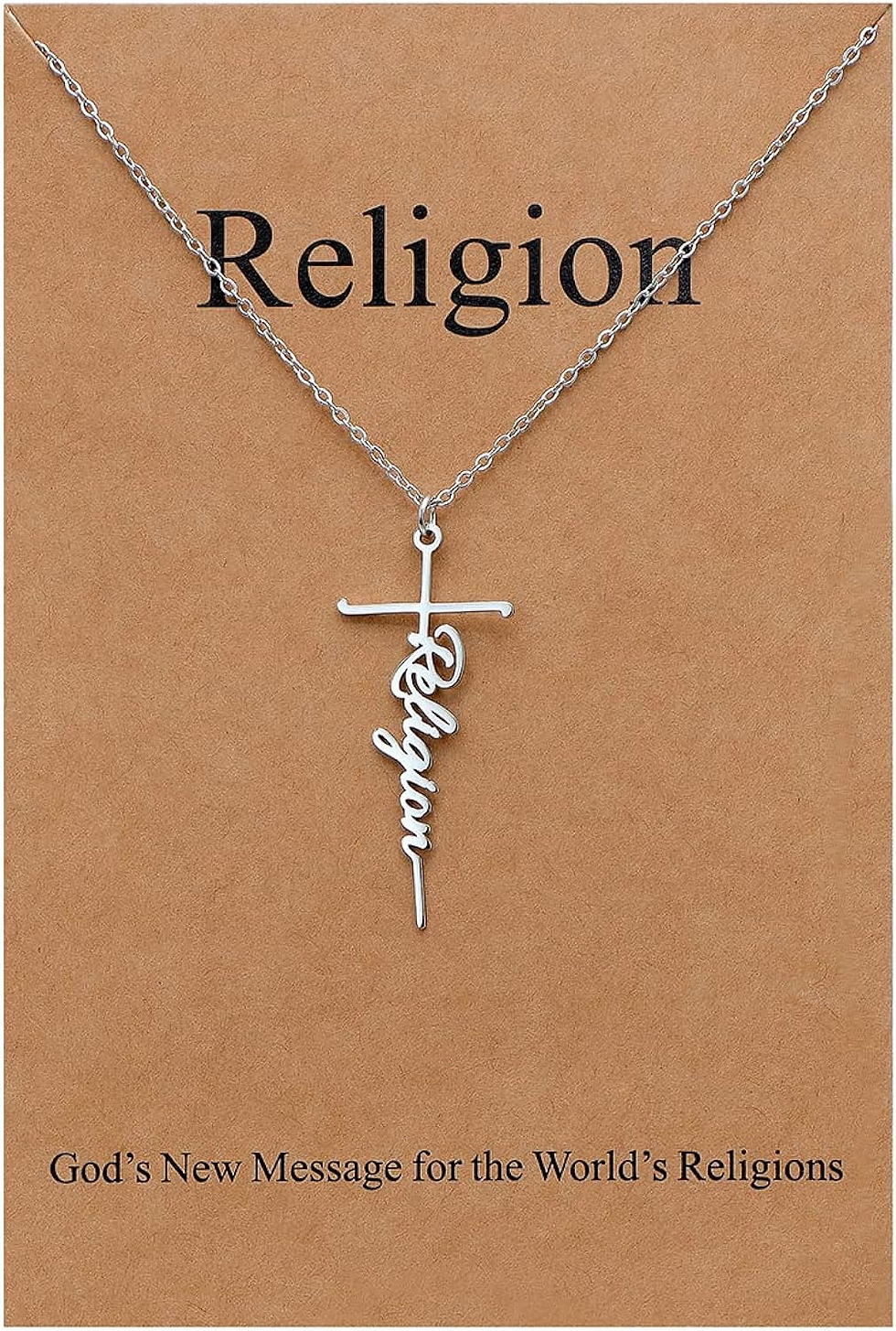 Thumbnail: Faith Cross Necklace