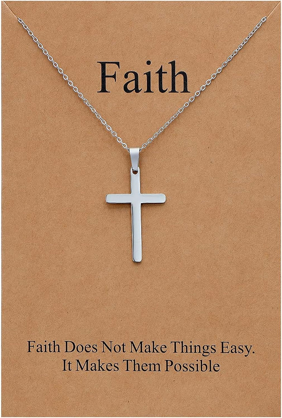 Thumbnail: Faith Cross Necklace