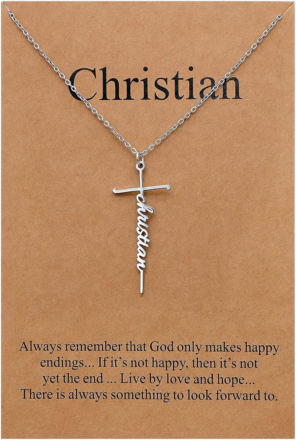 Thumbnail: Faith Cross Necklace