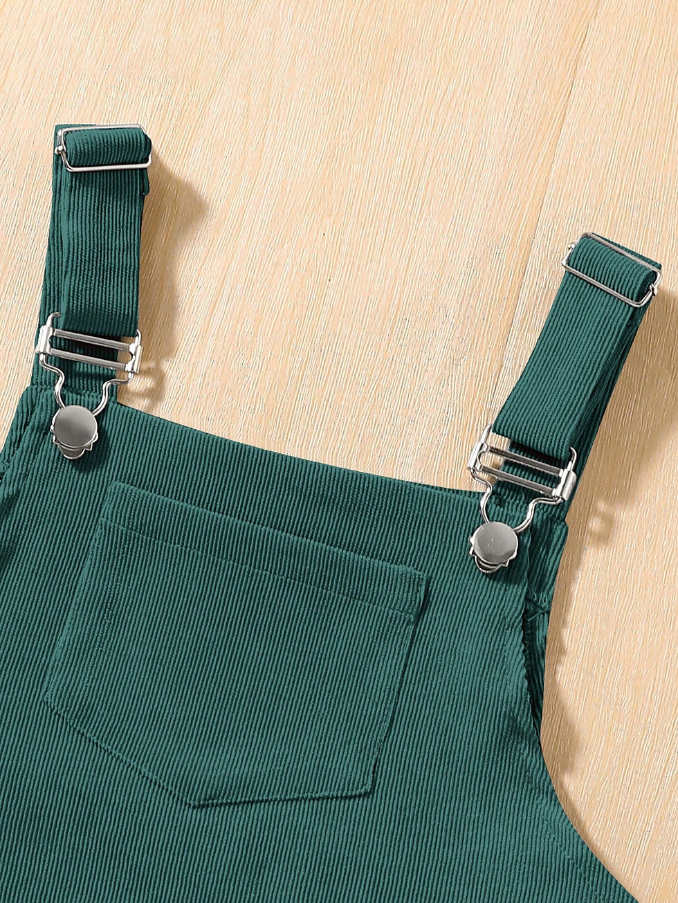 Thumbnail: Tween Girl 1pc Patched Pocket Overall Dress