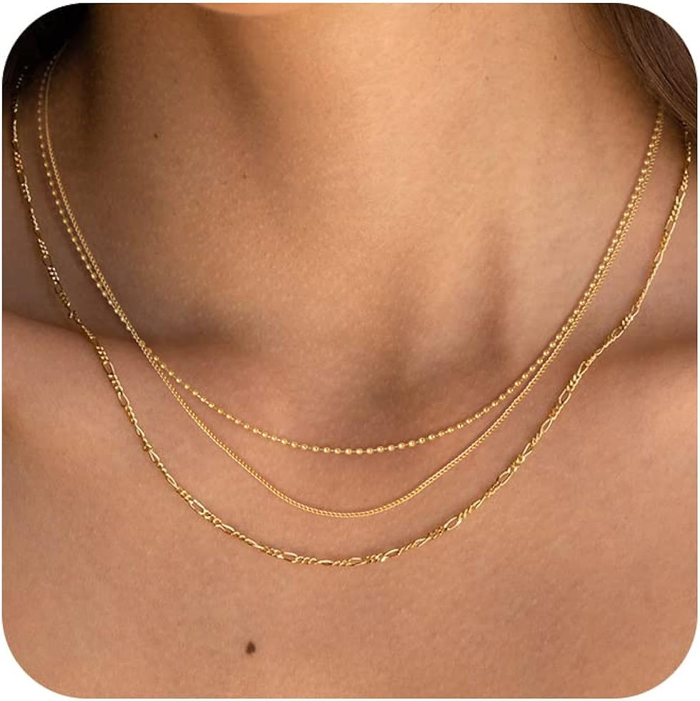 Thumbnail: 14k Gold Plated Snake Gold Chain Choker