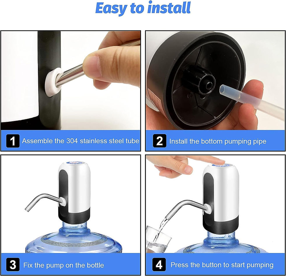 Thumbnail: Touch 5 Gallon Water Bottle Pump