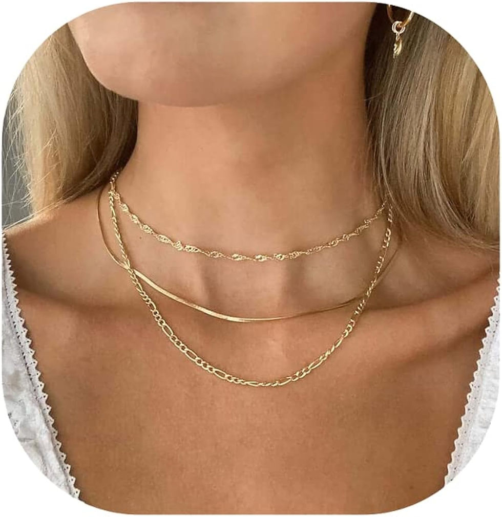 Thumbnail: 14k Gold Plated Snake Gold Chain Choker