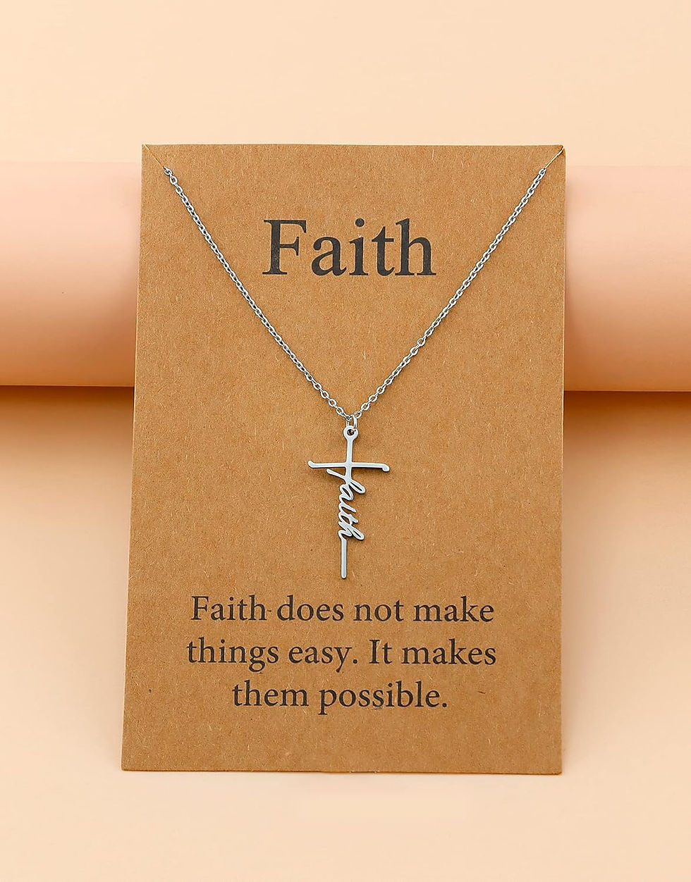 Thumbnail: Faith Cross Necklace