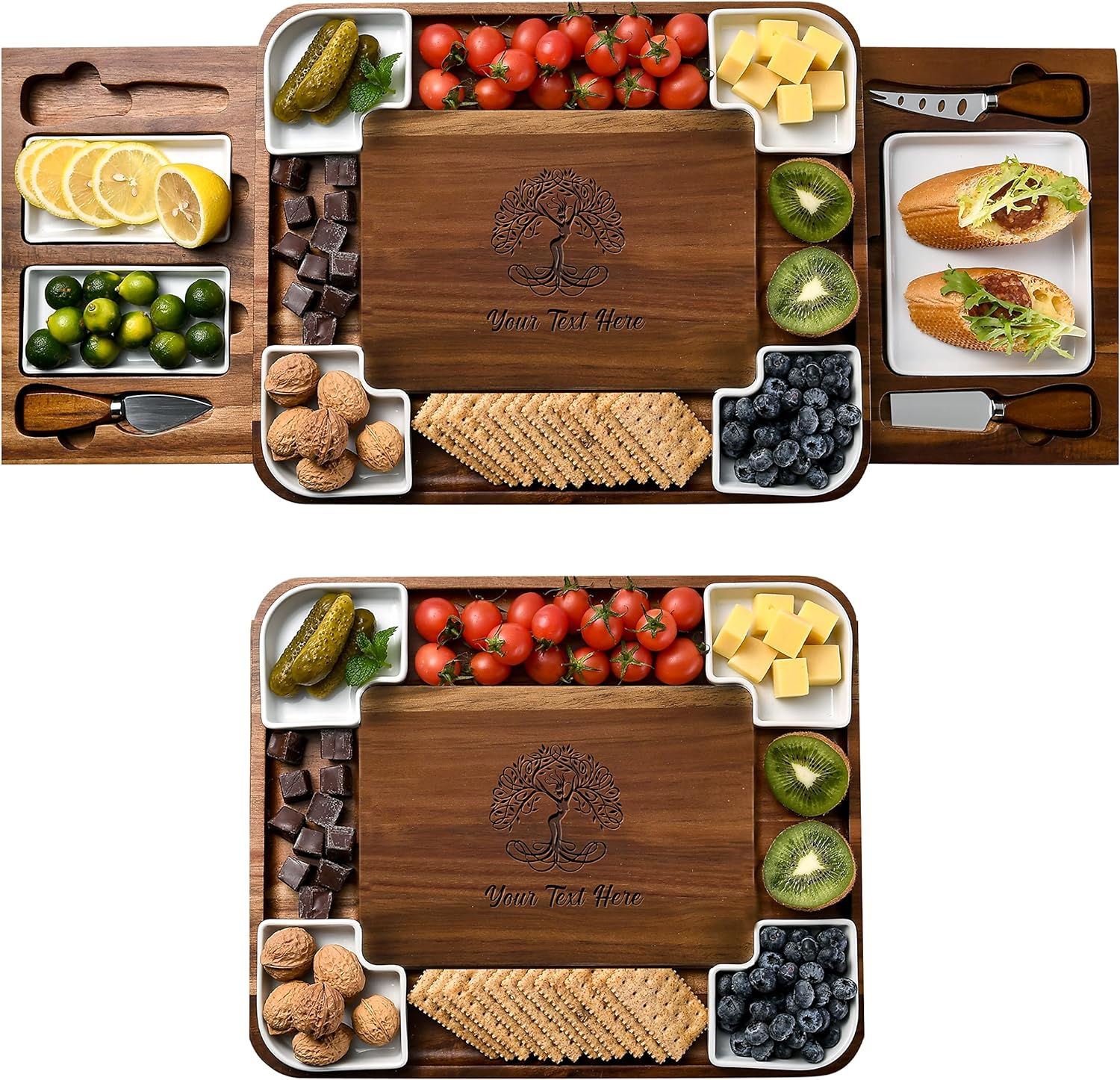 Acacia Cheese Board Set