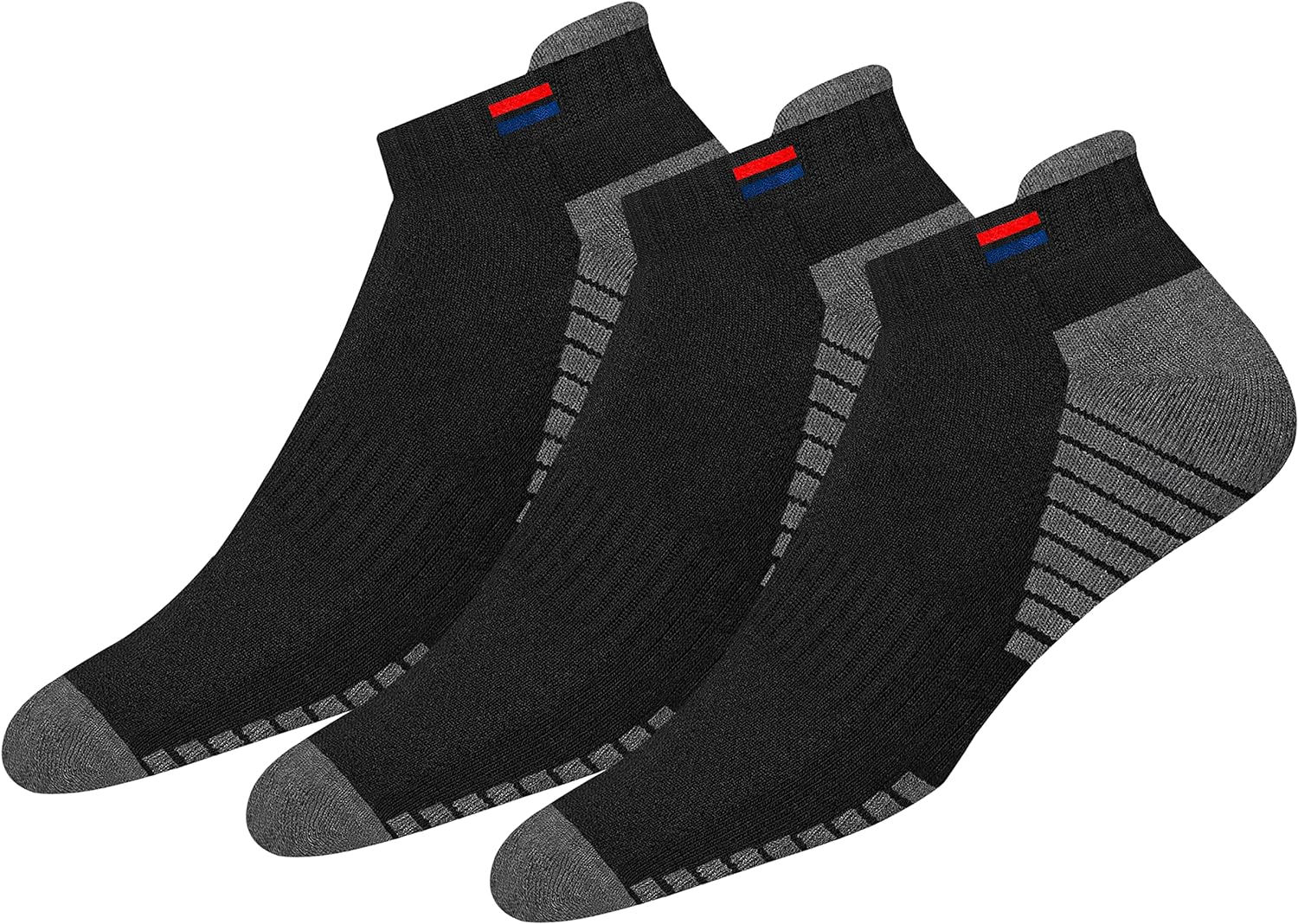 Men's Low Cut Athletic Cotton Cushion Ankle Socks