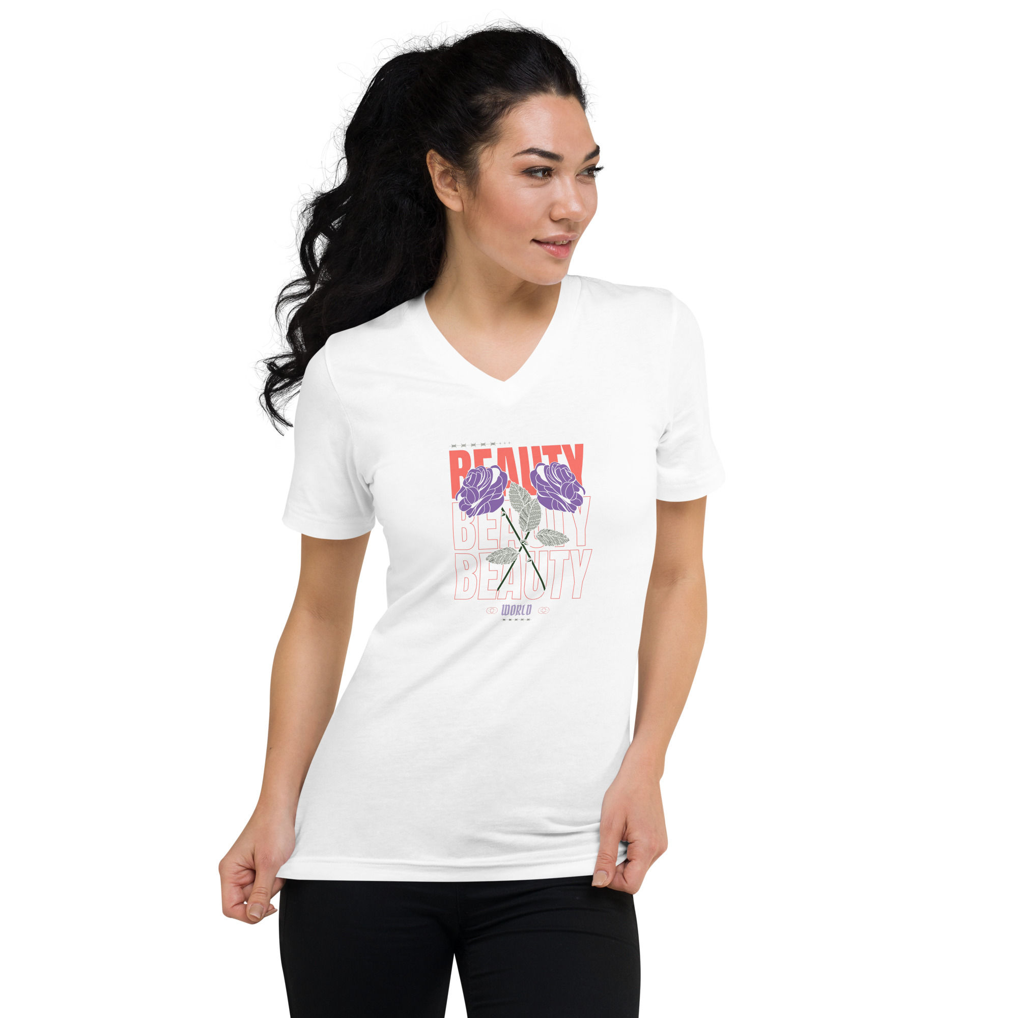 Beauty V-Neck T-Shirt
