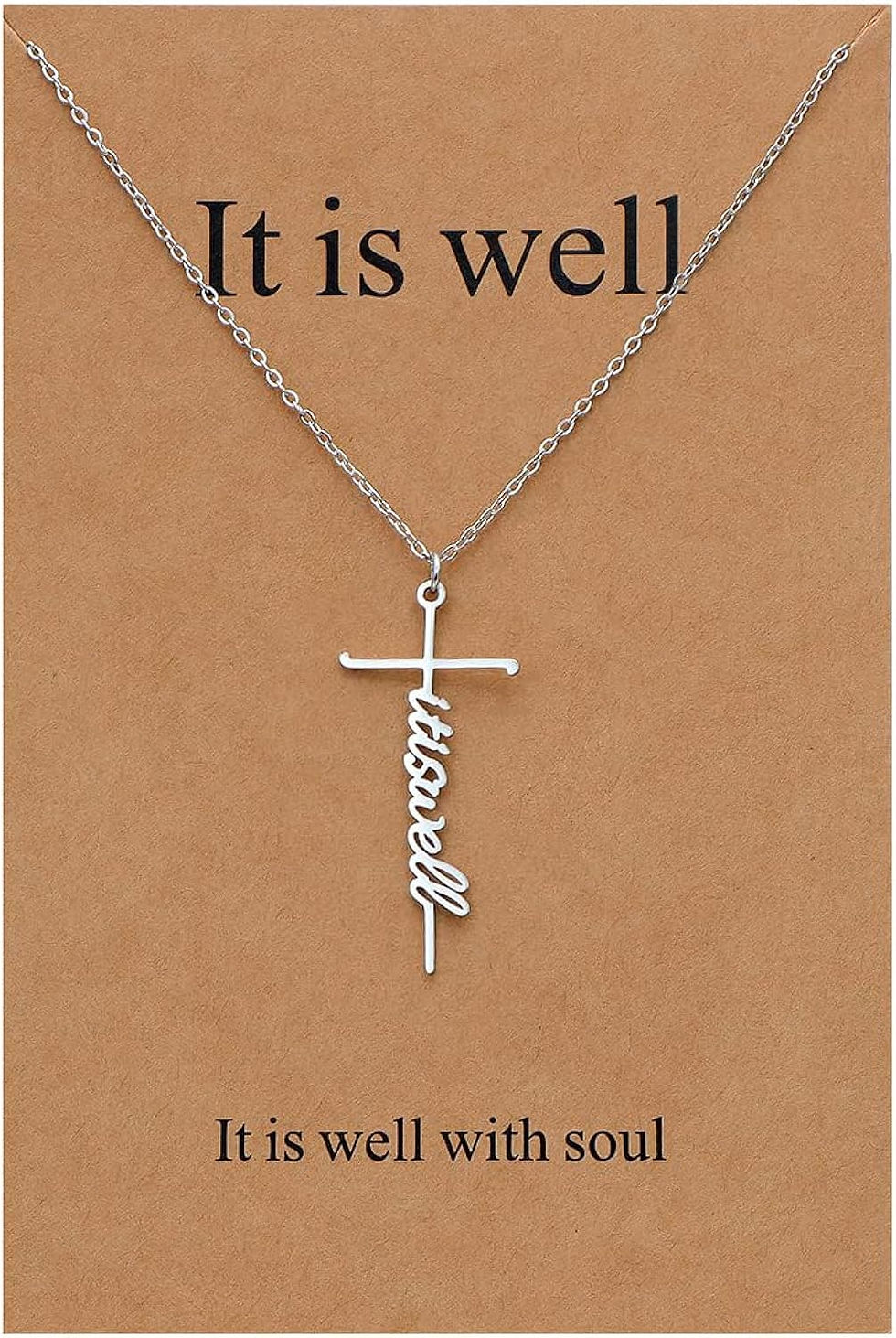 Thumbnail: Faith Cross Necklace
