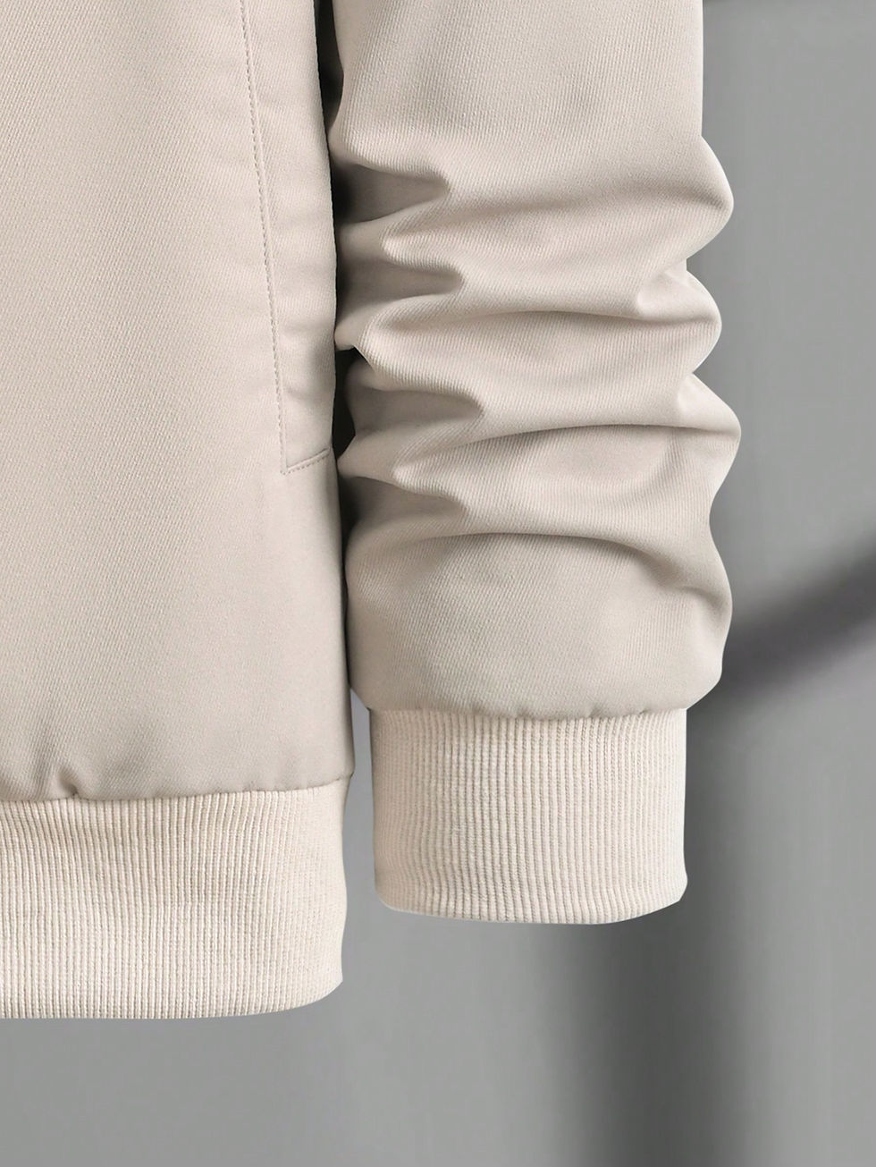 Thumbnail: Men Borg Collar Teddy Lined Jacket