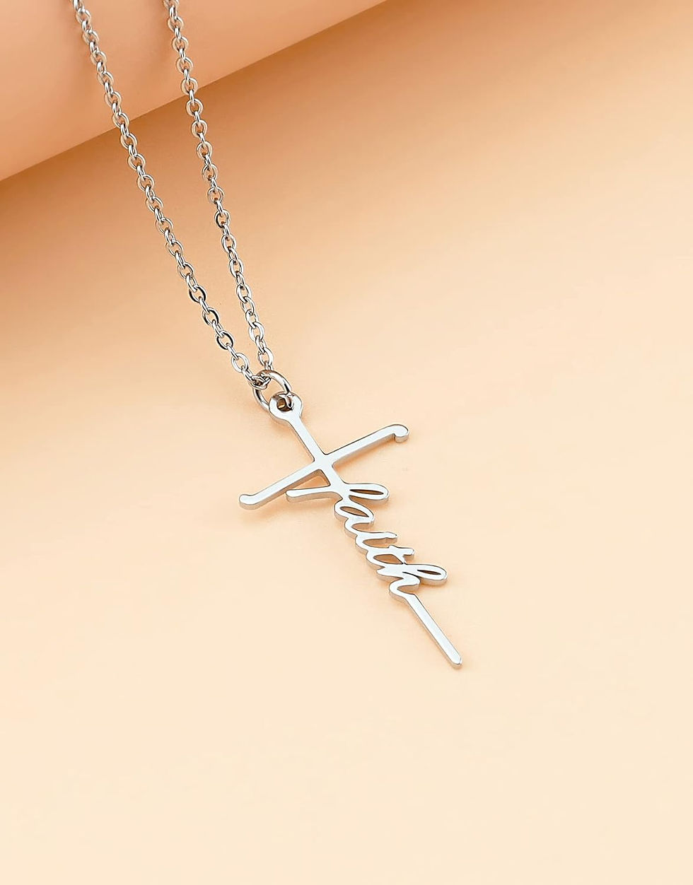 Thumbnail: Faith Cross Necklace