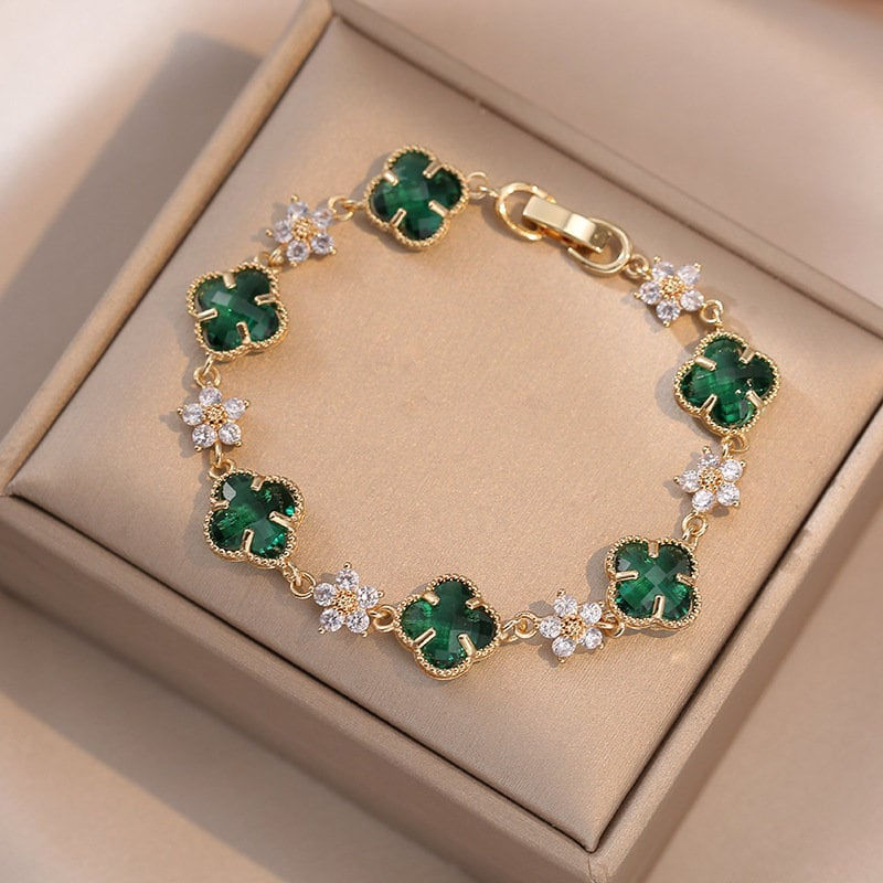 Thumbnail: Lucky Clover Charm Bracelets