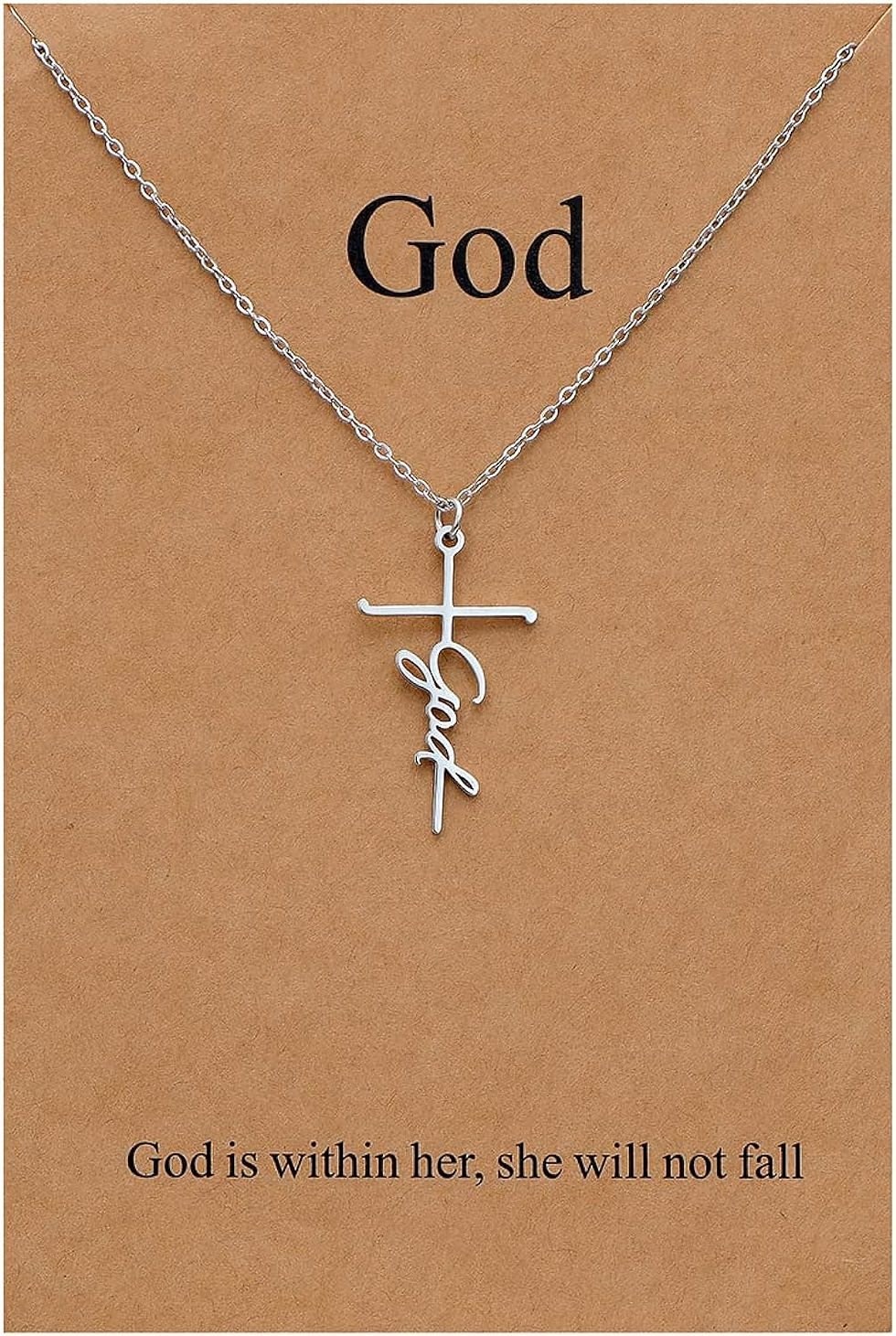 Thumbnail: Faith Cross Necklace