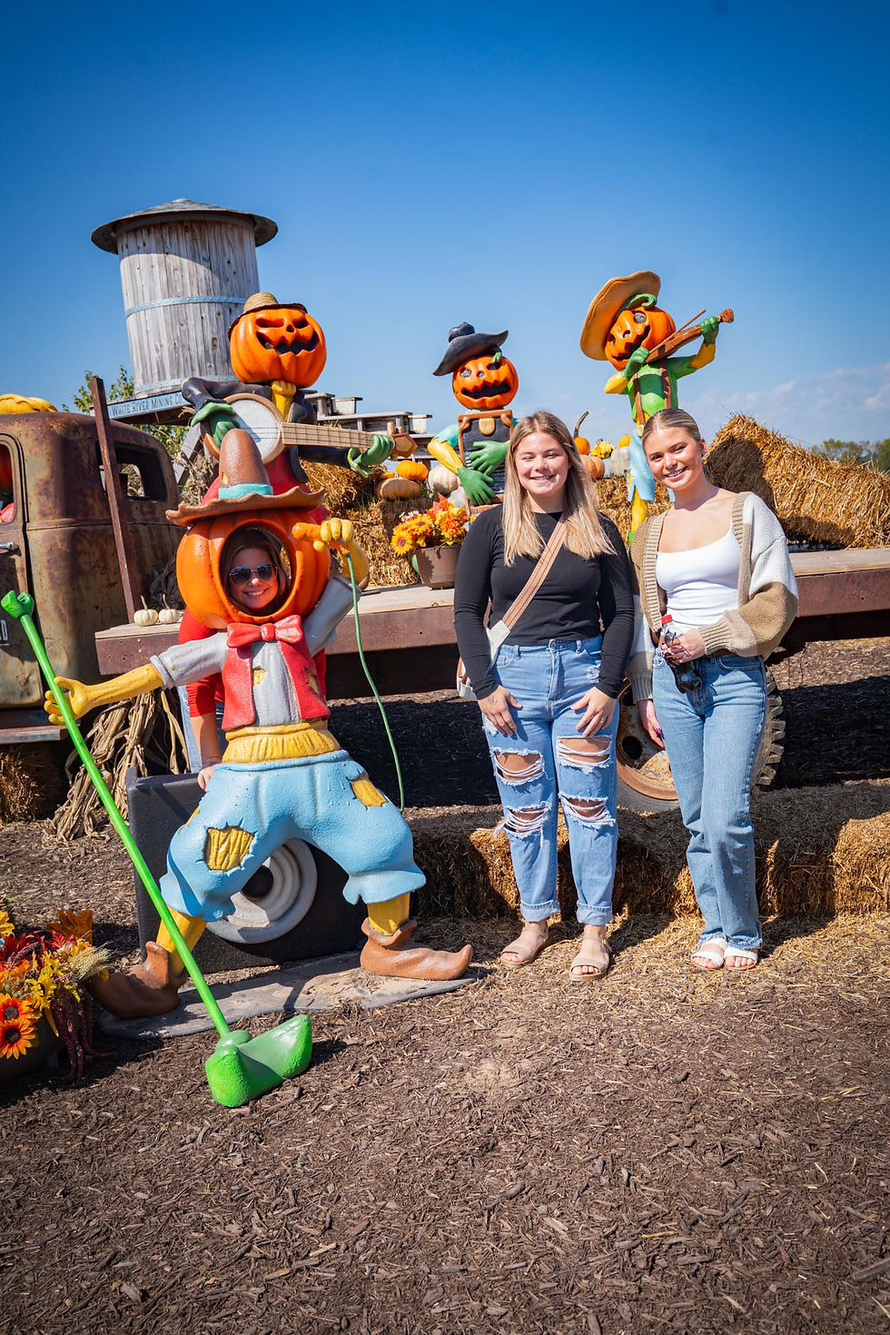 Fall festival photo ops at Rivercrest Orchard Fayetteville, AR