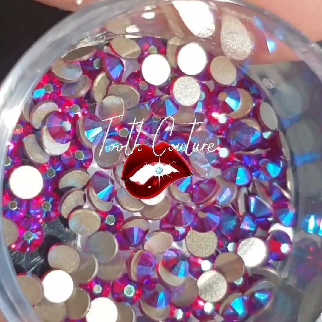 Swarovski® Round Crystal - Siam Shimmer