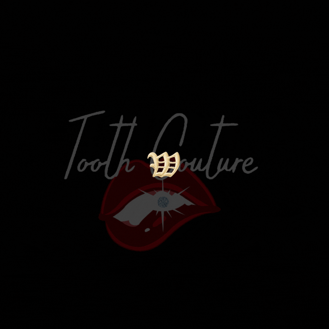 Old English Letter W Tooth Charm Tooth Couture old-english-letter-w-tooth-charm-tooth-couture