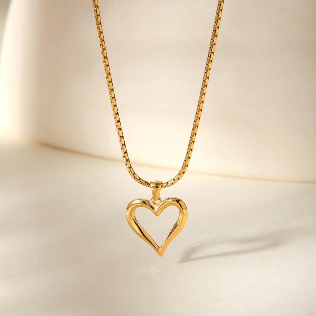 Heart on the Line Necklace