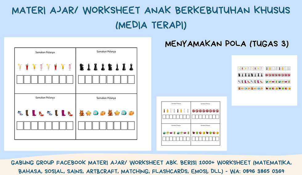 Menyamakan Pola Tugas 3