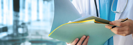 Doctor with Files