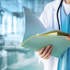 Doctor with Files