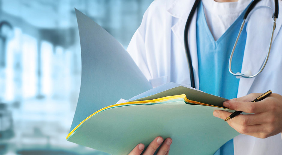 Doctor with Files