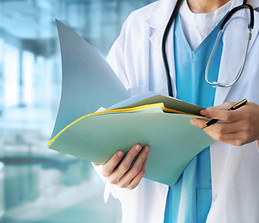 Doctor with Files