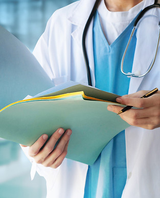 Doctor with Files