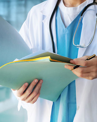 Doctor with Files