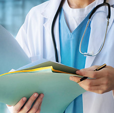 Doctor with Files