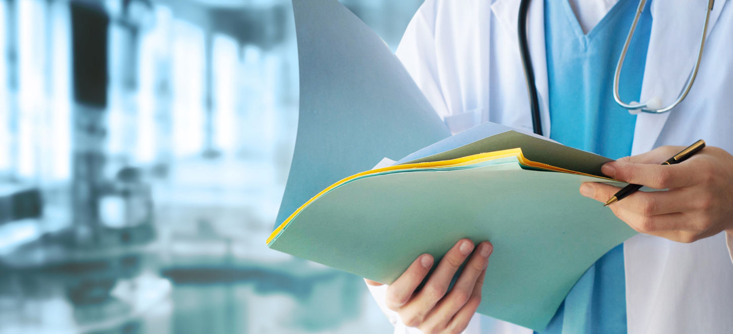 Doctor with Files