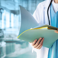 Doctor with Files