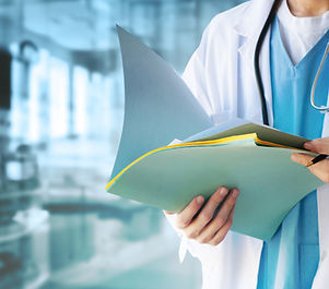 Doctor with Files