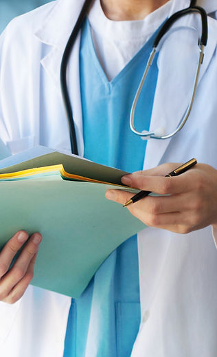 Doctor with Files