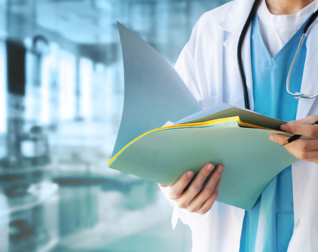 Doctor with Files