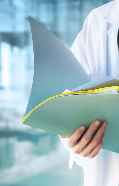 Doctor with Files